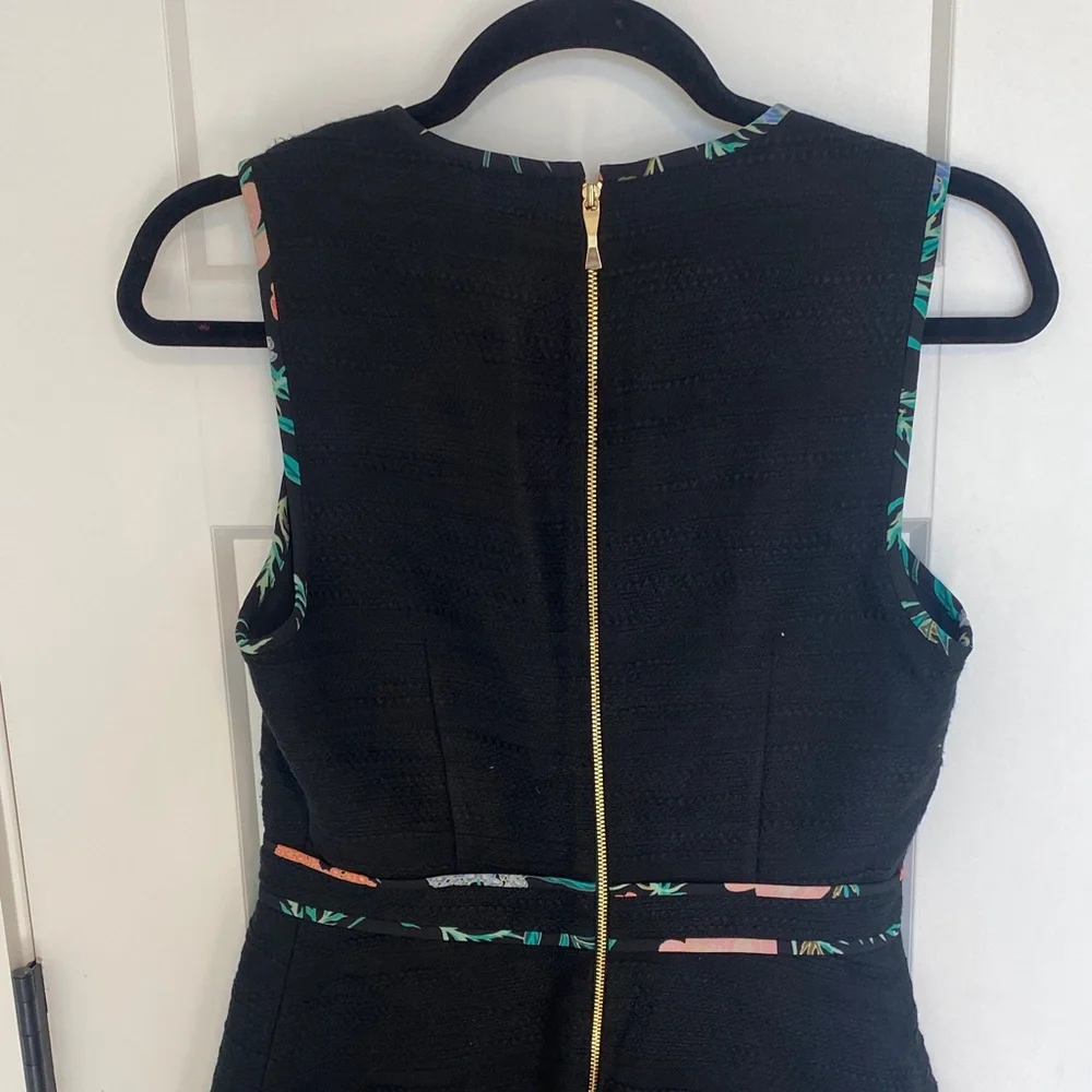 Kate Spade Black Dress with Colorful Accents